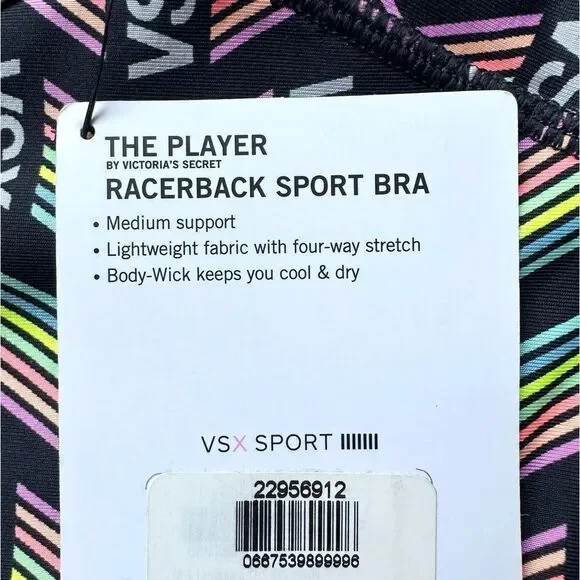 🆕Victoria's Secret Sport VSX The Player Medium Support Sports Bra